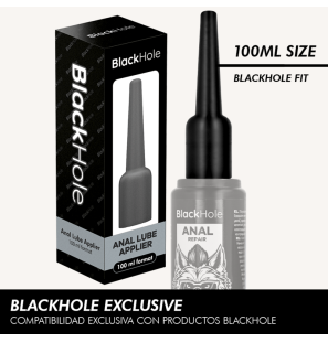 Black Hole Silicone-Based Anal Lubricant with Applicator L, 100 ml – image 1