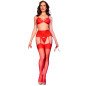 Ensemble de lingerie rouge CHILIROSE 5 pièces pour femmes – photo 3