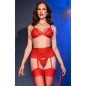 Ensemble de lingerie rouge CHILIROSE 5 pièces pour femmes – photo 8