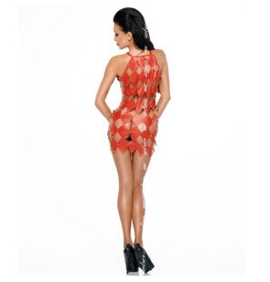 Robe de lingerie rouge ME-SEDUCE Gwen pour adultes – photo 2