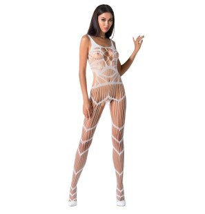 Passion bodystocking voor dames in rood of wit, één maat – foto 2