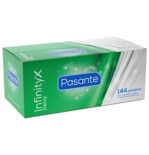 PASANTE delay condoms with lubricant – 144 pieces – image 1