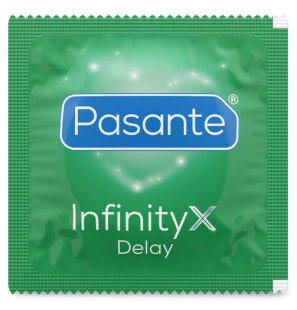 Pasante Delay Infinity vertragende condooms met glijmiddel – 12 stuks – foto 2