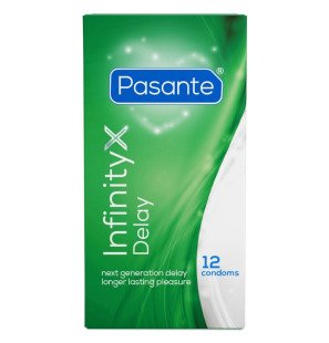 Pasante Delay Infinity delay condoms with lubricant – 12 pack – image 4
