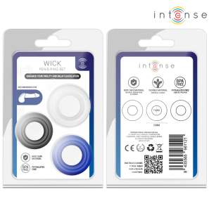 Set aus 3 Penisringen aus Silikon und ABS in verschiedenen Farben – Bild 5