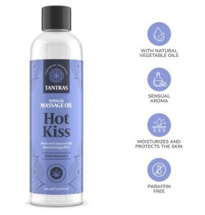 Huile de massage Tantras Love Oil Hot Kiss 150 ml – photo 2