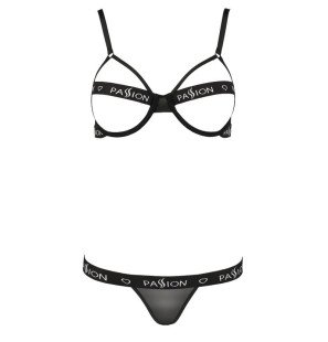 Black two-piece lingerie set Kyoka in size S/M or L/XL – image 3