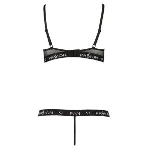 Schwarzes zweiteiliges Dessous-Set Kyoka in Größe S/M oder L/XL – Bild 4