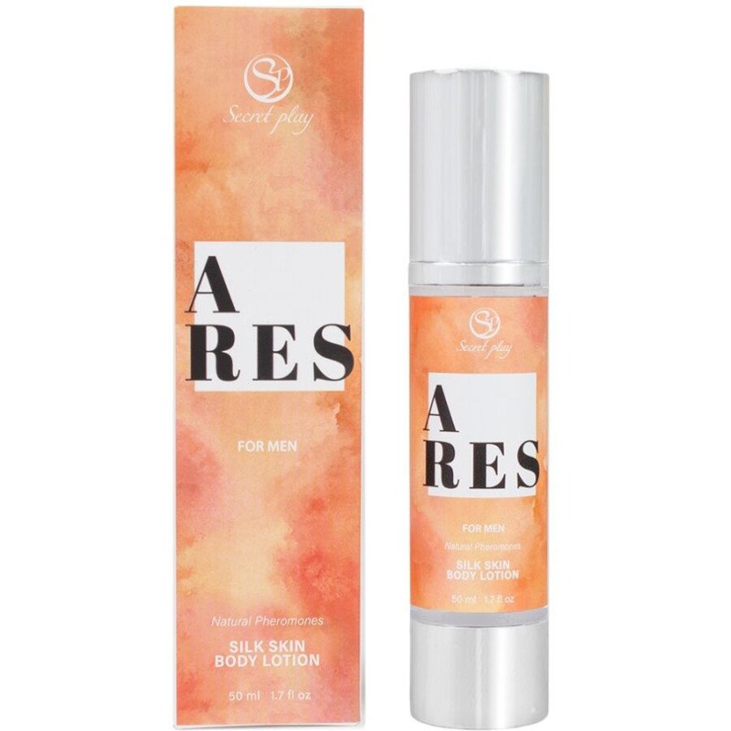 SECRETPLAY Ares jedwabisty balsam do skóry dla mężczyzn o zapachu wanilii 50 ml – zdjęcie 1