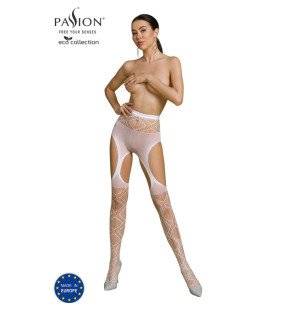 Passion Eco body pończosznicze dla kobiet, białe, jeden rozmiar – zdjęcie 1