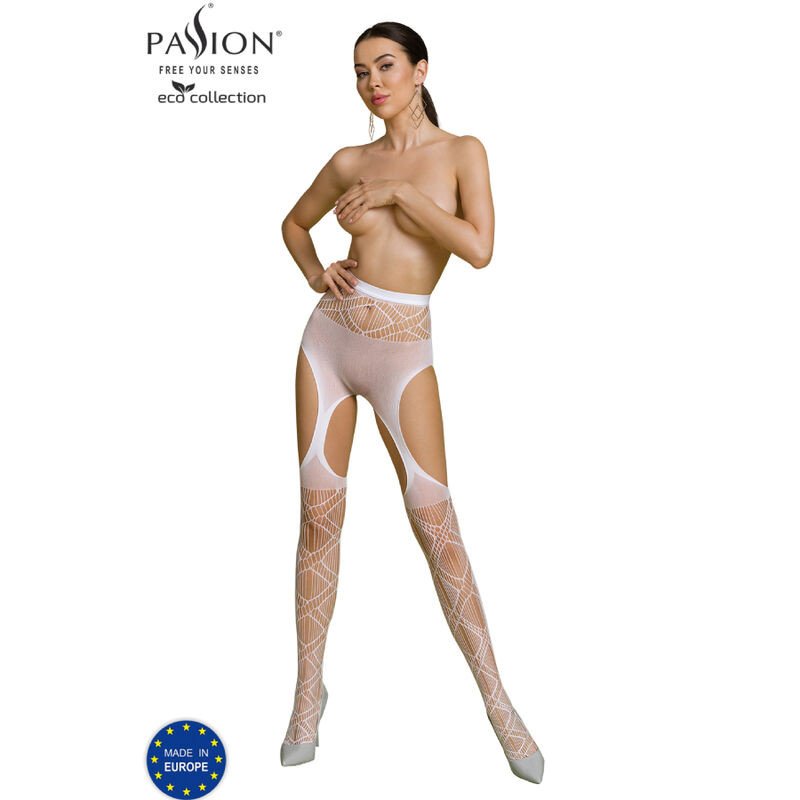 Combinaison de lingerie Passion Eco blanche pour femme, taille unique – photo 1
