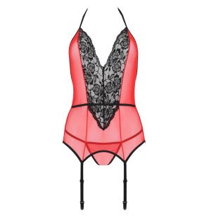Passion Peony rood corset voor vrouwen – foto 4