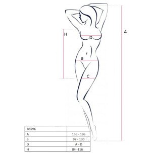 Damen-Bodystocking in Einheitsgröße – PASSION BS096 – Bild 13