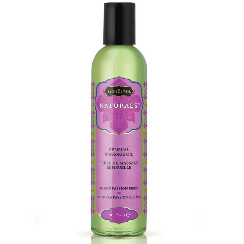 KAMASUTRA massageolie met passiebessensmaak 236 ml – foto 1