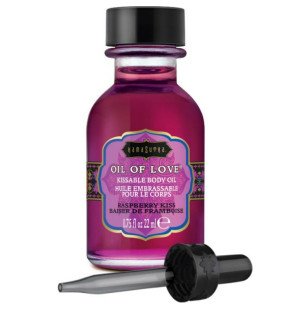 Essbares Massageöl mit Himbeergeschmack 22 ml – Bild 1