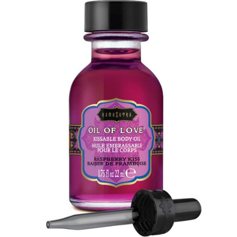 Edible Raspberry-Flavoured Massage Oil 22 ml – image 1