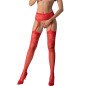 Strümpfe mit Strapsgürtel in Einheitsgröße – Schwarz, Rot oder Weiß – Bild 9