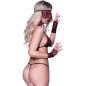 CHILIROSE four-piece lingerie set in red and black – image 2