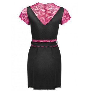 Kumiko lingerieset met robe en zwarte panty – foto 4