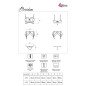 Schwarzes Dessous-Set mit BH, Strapsgürtel und Strumpfhose von Livco Corsetti – Bild 8