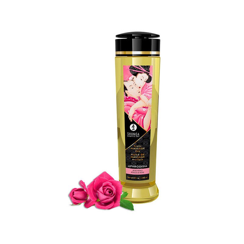 SHUNGA Aphrodisia massageolie voor intieme wellness 240 ml – foto 1