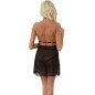 Black Lingerie Set with Skirt and Tights by Livco Corsetti L/XL – image 2