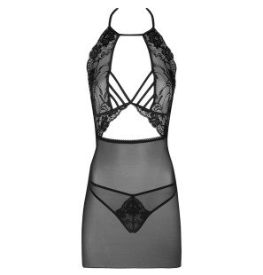 Schwarzes Dessous-Set mit Rock und Strumpfhose von Livco Corsetti L/XL – Bild 3