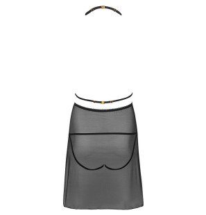 Black Lingerie Set with Skirt and Tights by Livco Corsetti L/XL – image 4
