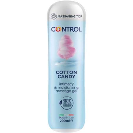 Water-Based Massage Gel with Cotton Candy Flavour 200 ml – image 1