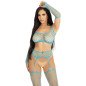 Ensemble de lingerie Leg Avenue avec haut, jarretière et gants – photo 5