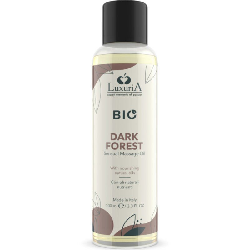 Intimateline Luxuria Bio-Massageöl mit dunklem Waldduft 100 ml – Bild 1