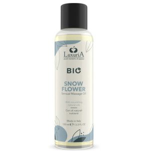 Huile de massage bio pour le bien-être intime aux fleurs de neige 100 ml – photo 1