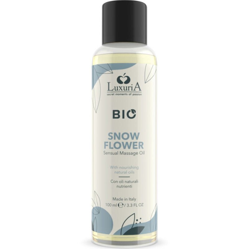 Bio-Massageöl für intime Wellness mit Schneeblumen 100 ml – Bild 1