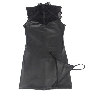 SUBBLIME Leder-Dessouskleid für Damen – Bild 4