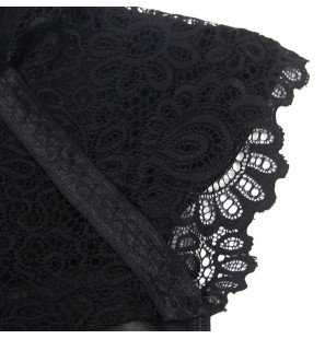 Robe de lingerie en cuir SUBBLIME pour femme – photo 6
