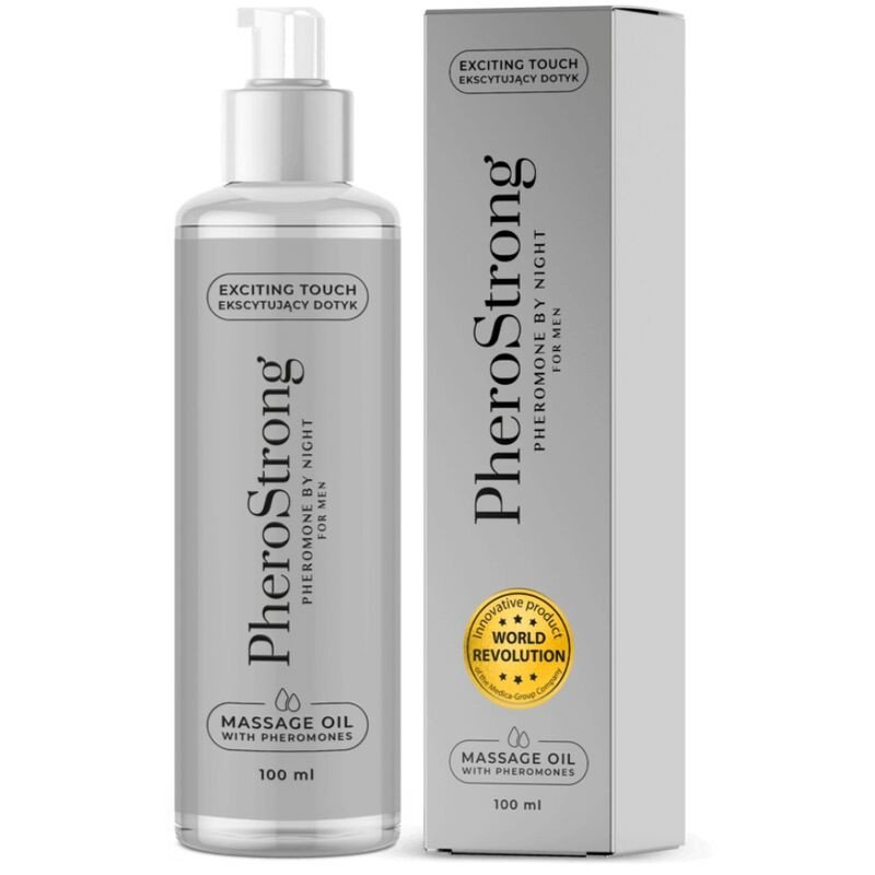 PHEROSTRONG olejek do masażu dla mężczyzn 100 ml do intymnego wellness – zdjęcie 1