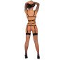 Czarny komplet bielizny LIVCO CORSETTI z body i pończochami – zdjęcie 11