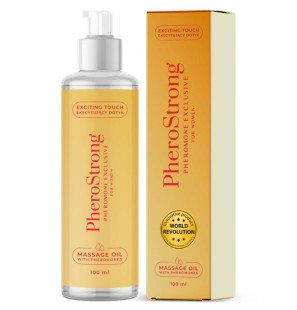 PHEROSTRONG Massageöl mit Vanille für intime Wellness 100 ml – Bild 1