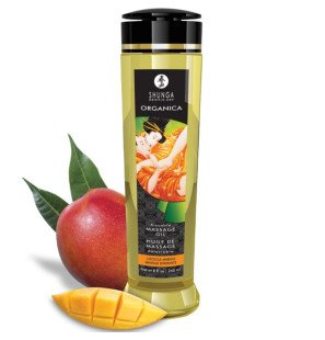 SHUNGA Organic Mango Massage Oil 240 ml for Intimate Wellness – image 1