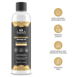 INTIMATELINE Luxuria Massageöl mit Vanille 150 ml – Bild 4