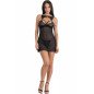 Czarny komplet bielizny z halką Livco Corsetti – S/M i L/XL – zdjęcie 3