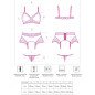 LIVCO CORSETTI Lingerie-Set mit BH, Slip und Strumpfhaltergürtel – Bild 4