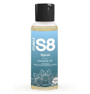 STIMUL8 S8 Refresh katoen massageolie 125 ml – foto 1