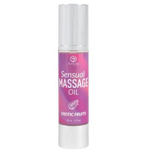 Massageolie met exotisch fruit 50 ml voor intieme wellness – foto 1