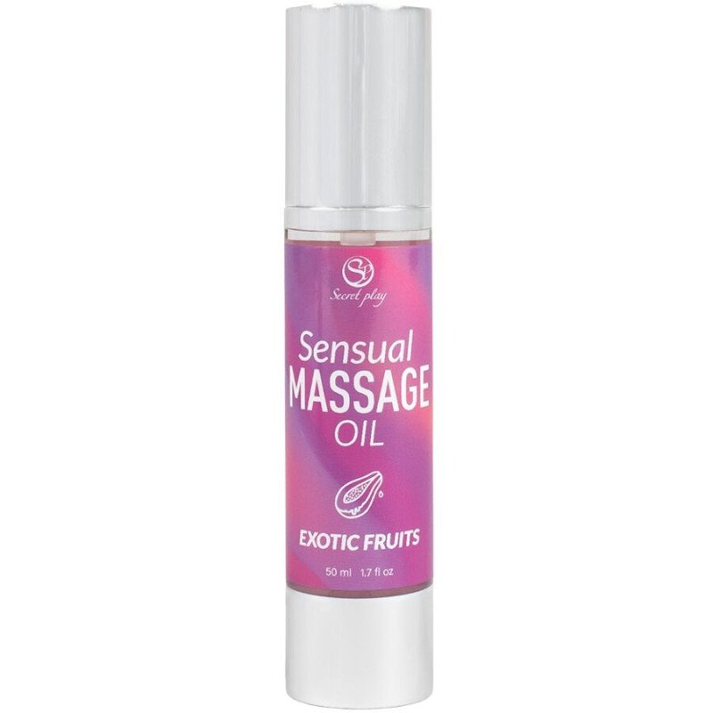 Massageolie met exotisch fruit 50 ml voor intieme wellness – foto 1