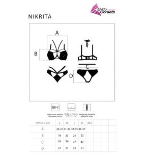 LIVCO CORSETTI Nikrita zwarte lingerieset met bh en slipje – foto 8