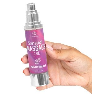 Massageolie met exotisch fruit 50 ml voor intieme wellness – foto 2