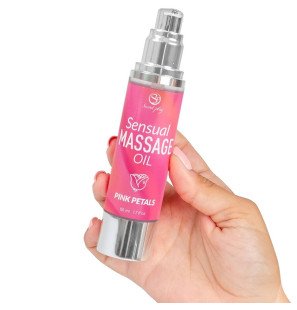 Huile de massage SECRETPLAY Pink Petals pour le bien-être intime 50 ml – photo 2