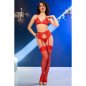 Chilirose rode kanten lingerieset met bh, string en kousen – foto 27 Chilirose rode kanten lingerieset met bh, string en kousen – foto 27
