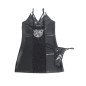 Robe en cuir à dentelle florale pour femme – photo 4